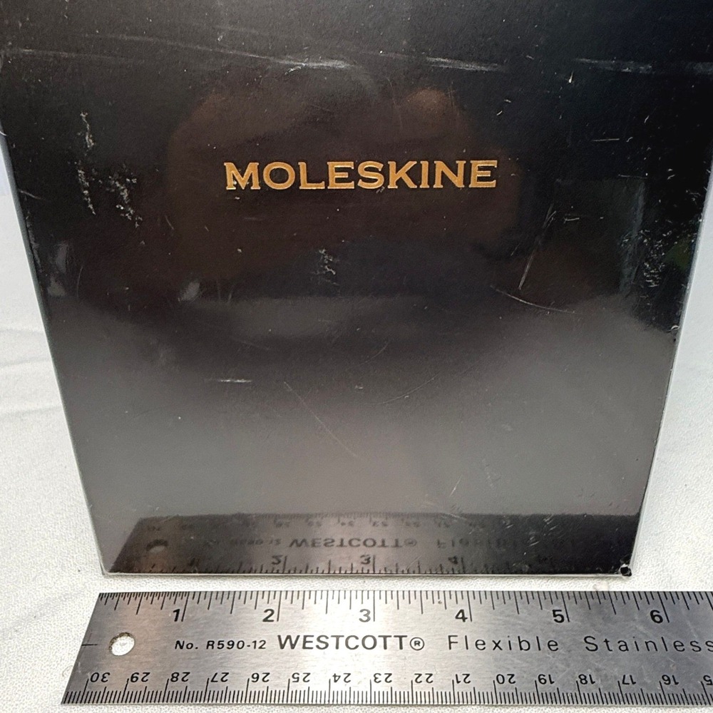 Ltd. Edition Moleskine Ruled Notebook Black NEW "Precious & Ethical" Collection.